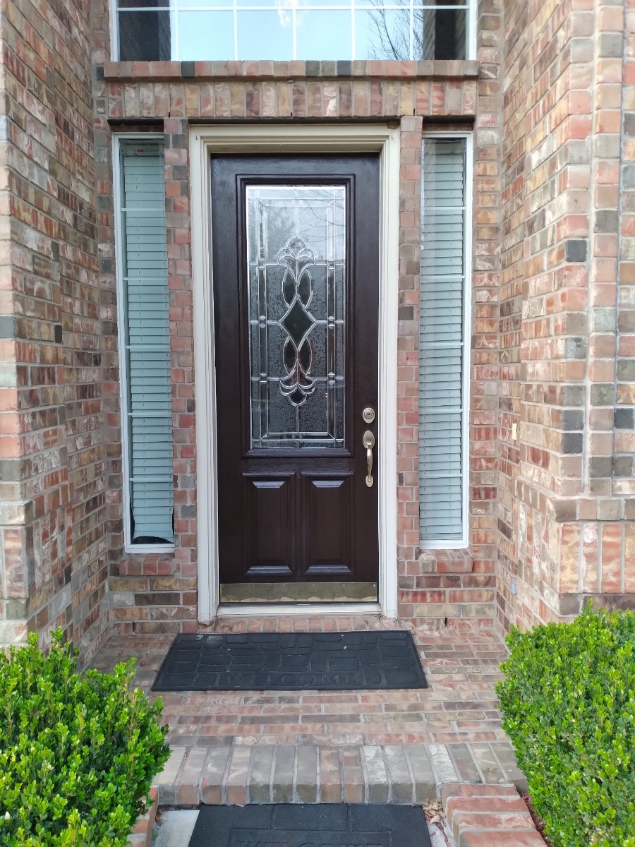 Stained door